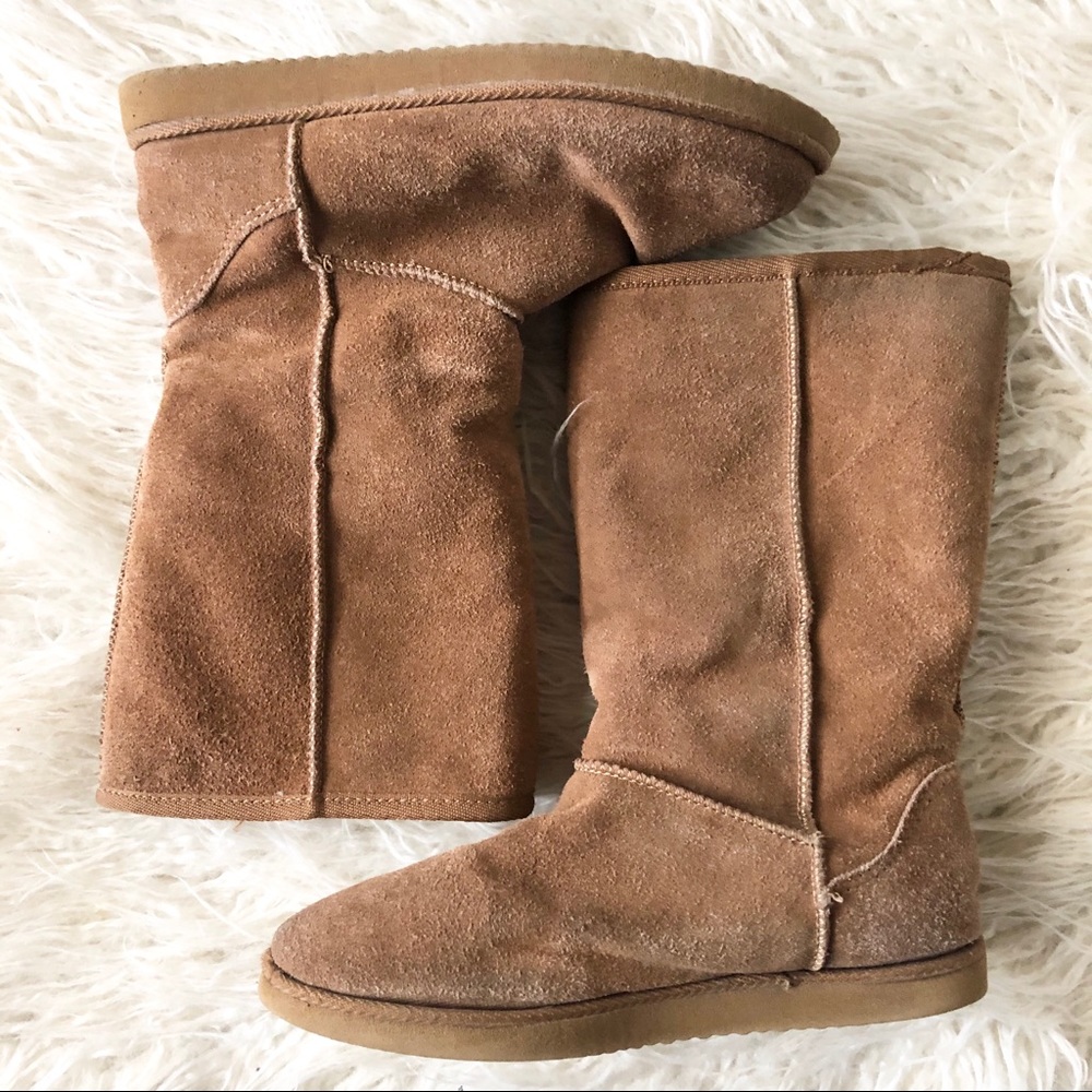 Brown Faux Fur Lined Boots